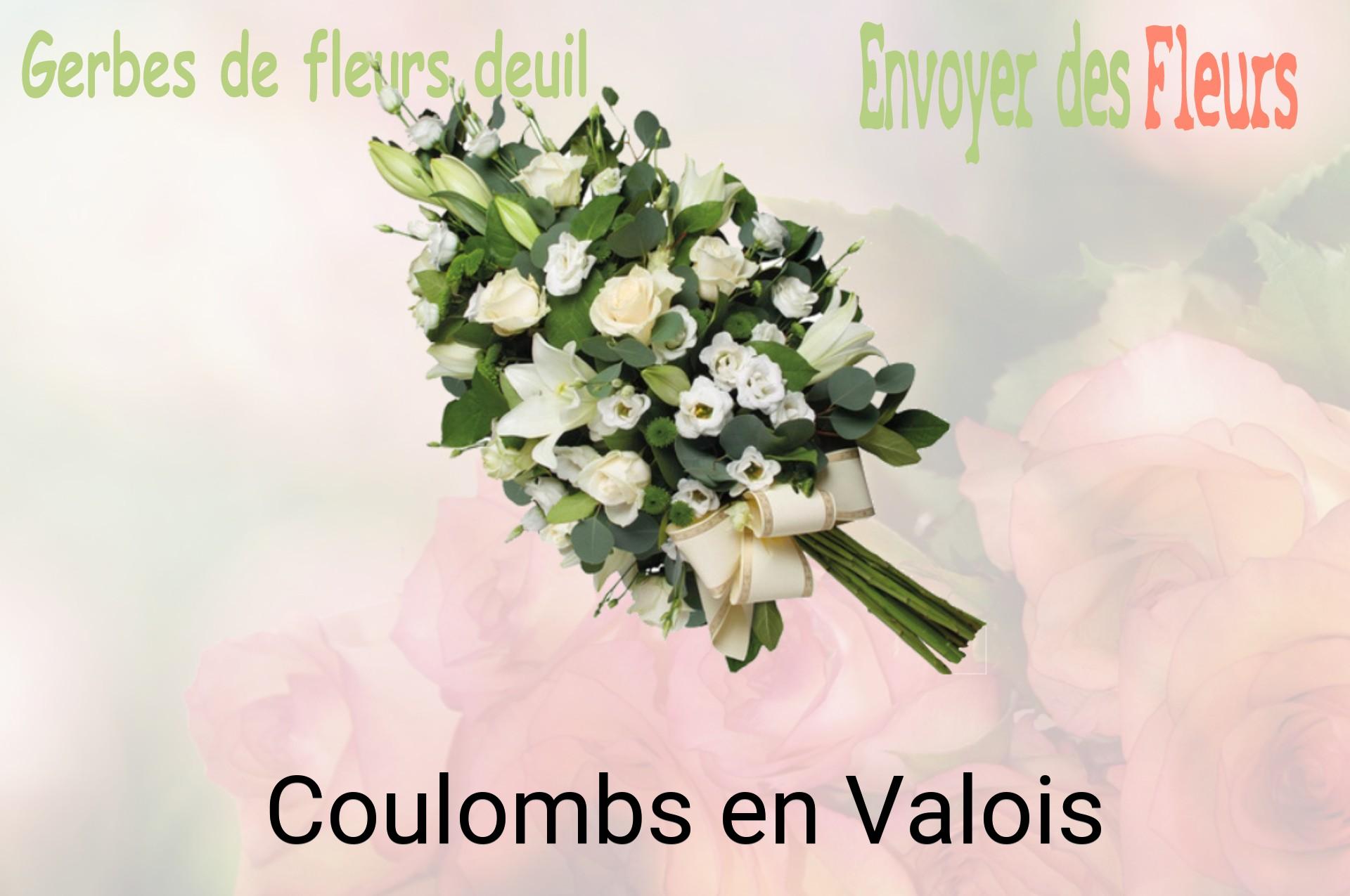 Gerbe de fleurs de deuil livrée à Coulombs-en-Valois
